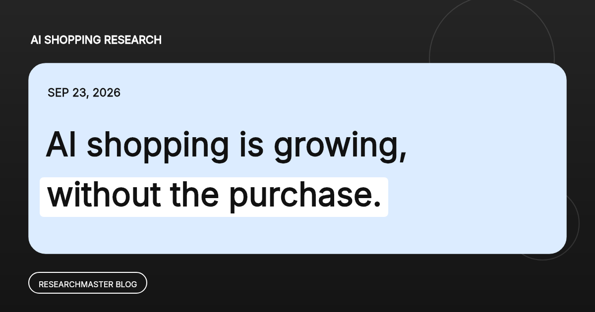 AI Shopping Is Growing, But Consumers Won't Hand Over the Purchase