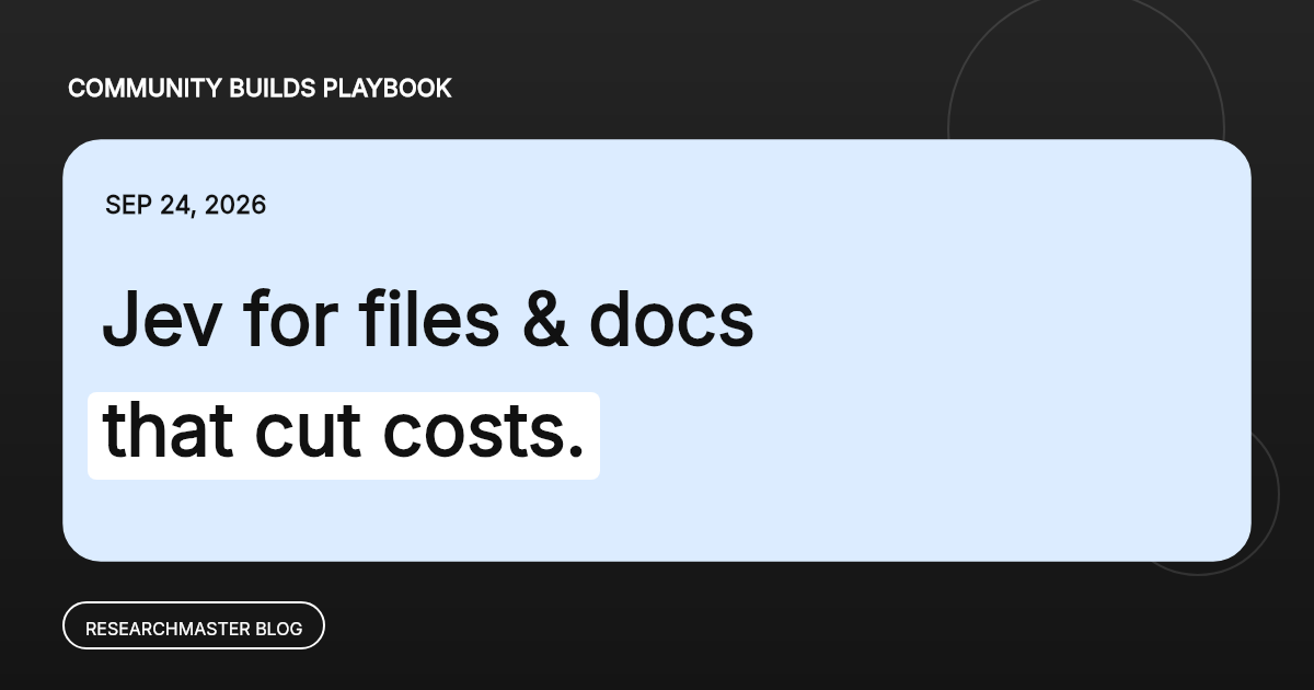 How Developers Are Using Jev for Files and Documents: 4 Real-World Workflows That Actually Cut Costs