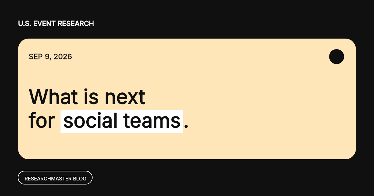 2026 U.S. Upcoming Events: What Social Teams Can Learn From 2025