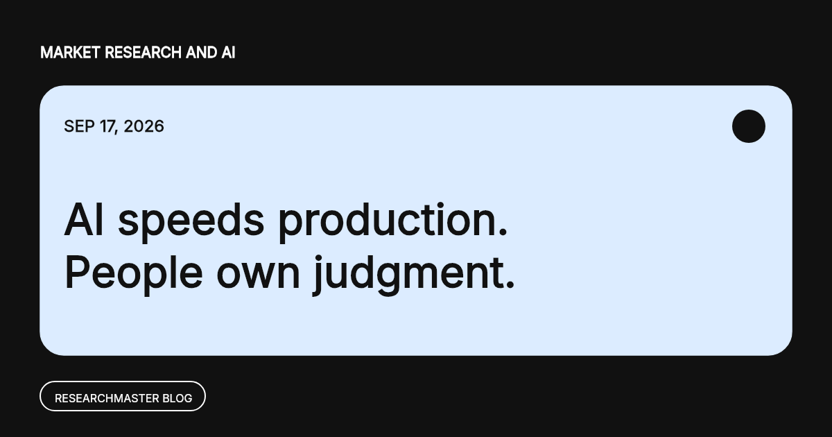 Will AI Replace Market Research Companies? A Practical Answer for Research Teams
